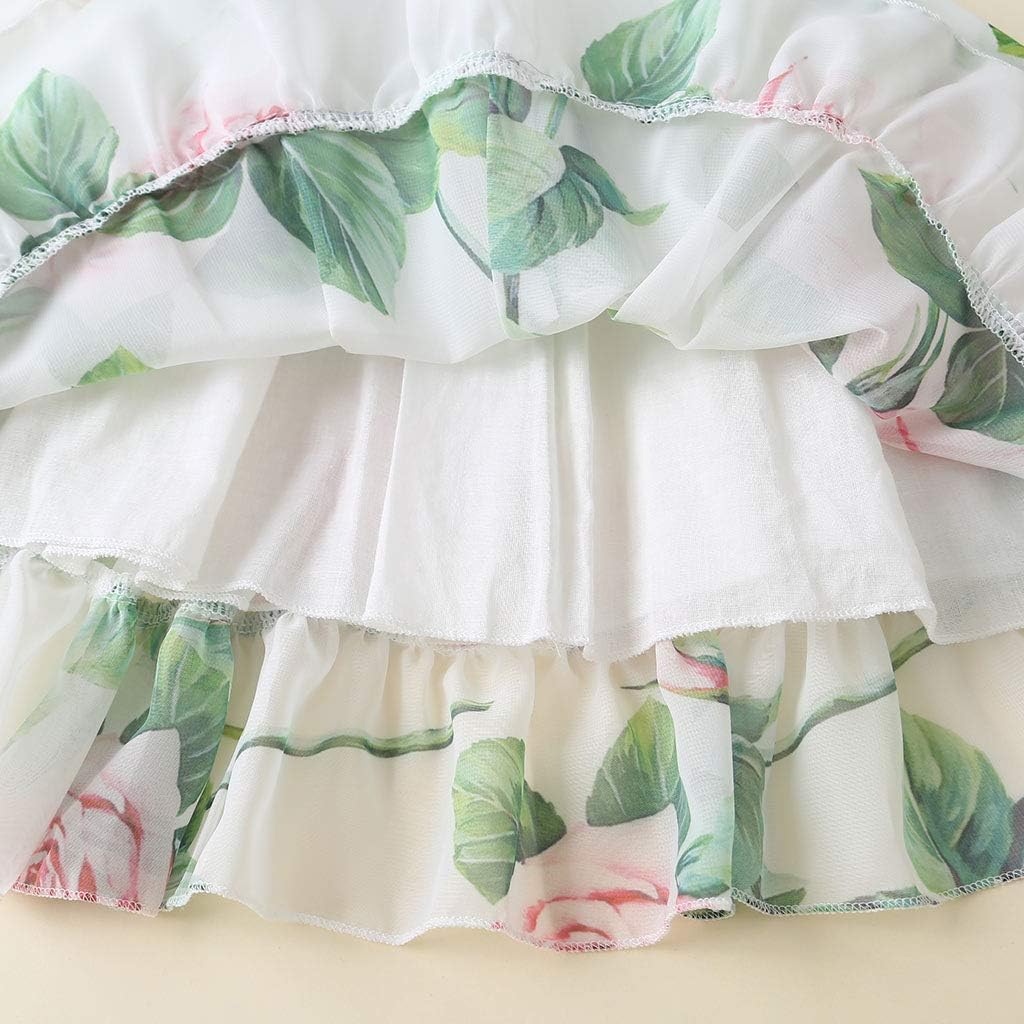 Toddler Baby Girls Summer Dress Chiffon Princess Tutu Dress Floral Beachwear Suspender Sundress Skirt Little Girl Clothes - Image 7