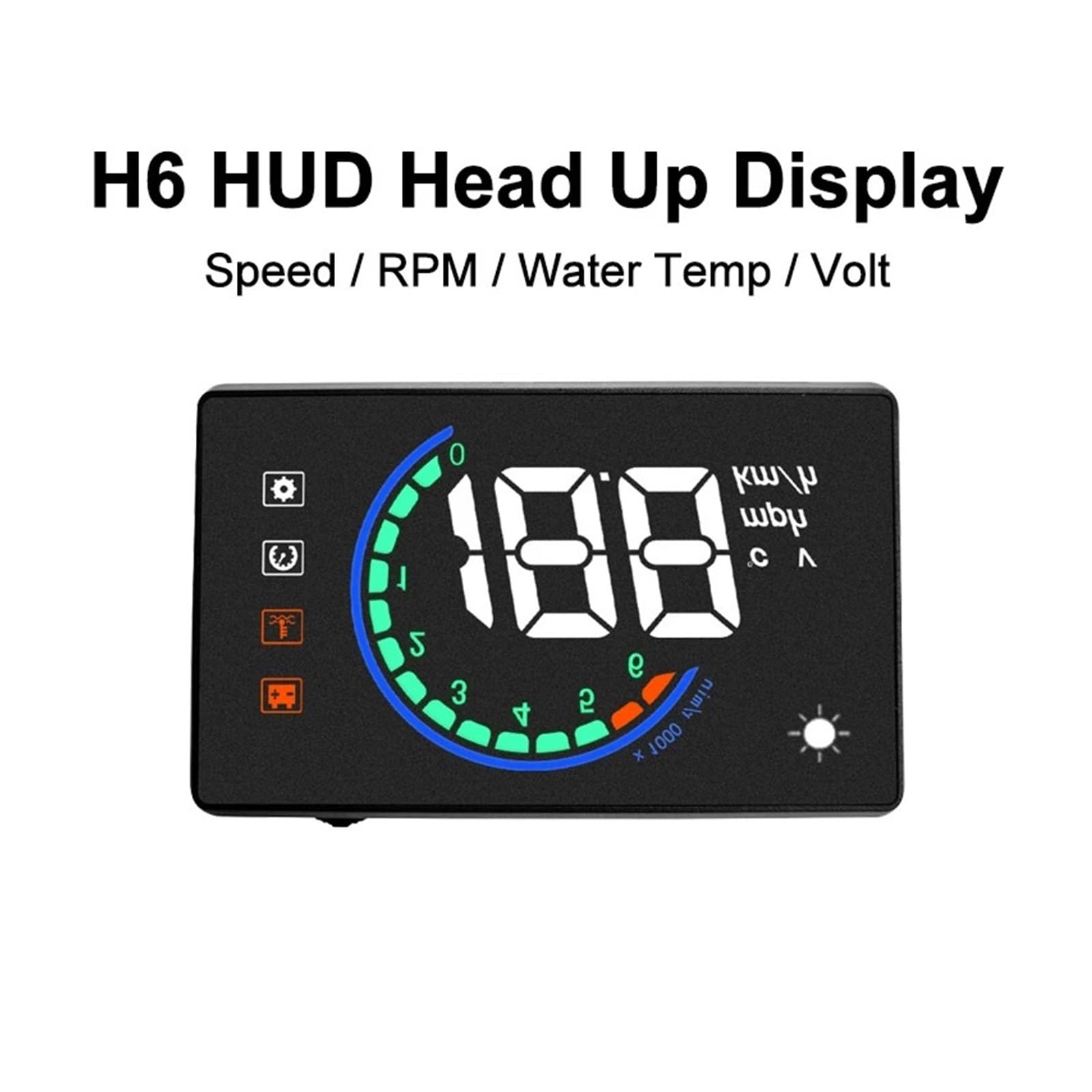OBD2 Hud Head Up Display Velocímetro Parabrisas Proyector Aparatos Electrónicos For Coche