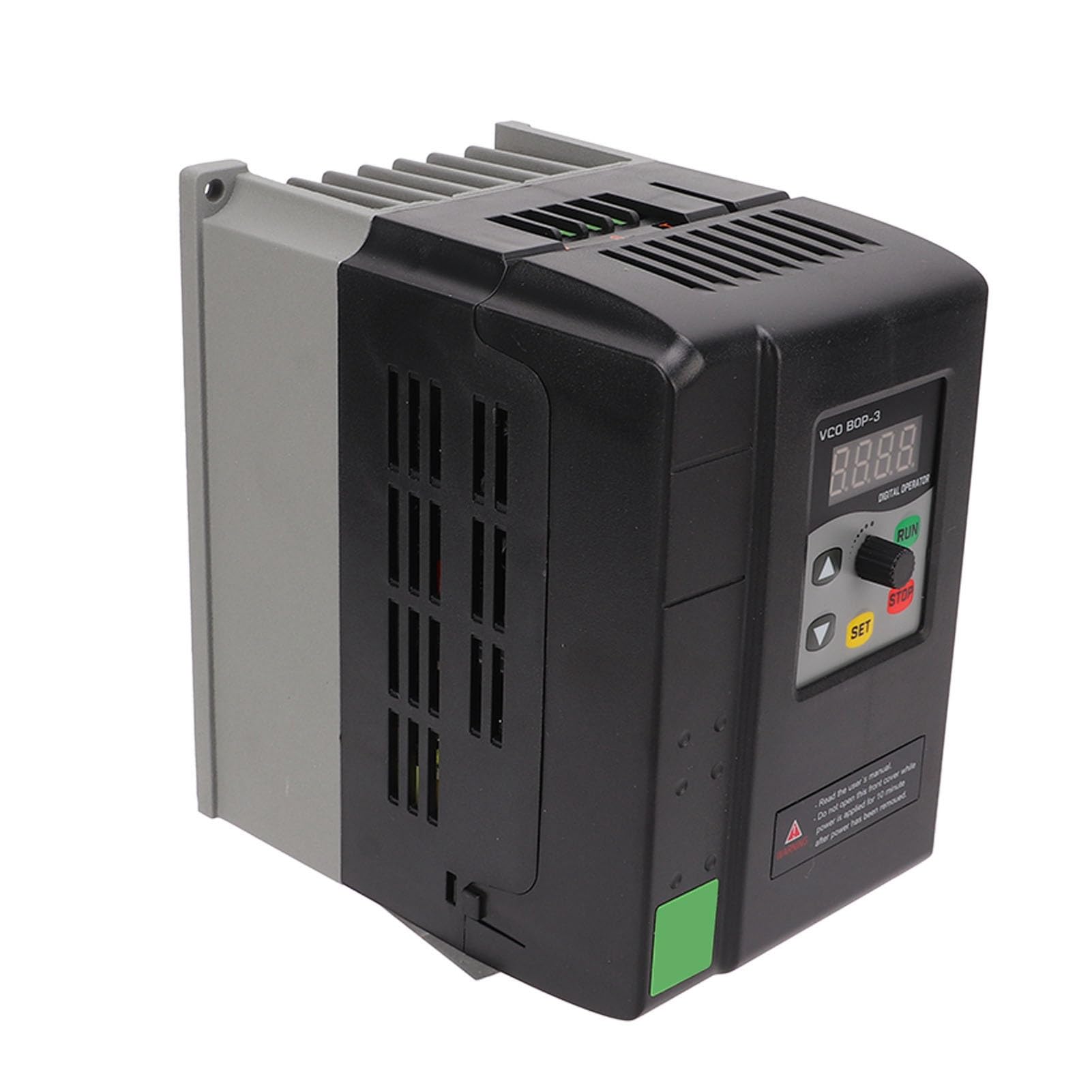 YWBL-WH Convertitore di Frequenza del Motore con Display Digitale VFD a Frequenza Variabile del Motore, Inverter a Frequenza Variabile con Ingresso Trifase 380-440 V (0,75 kW)