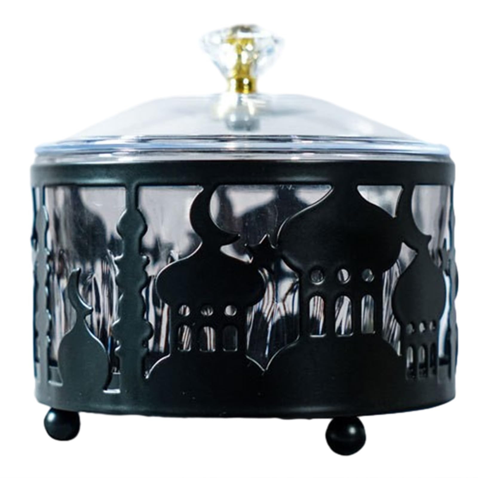 Kalttoy Black Exquisite Middle Eastern Candy Platter Unique Tray Food Tray Decor For Home Dessert Festival Party Supplies Iron And Serving