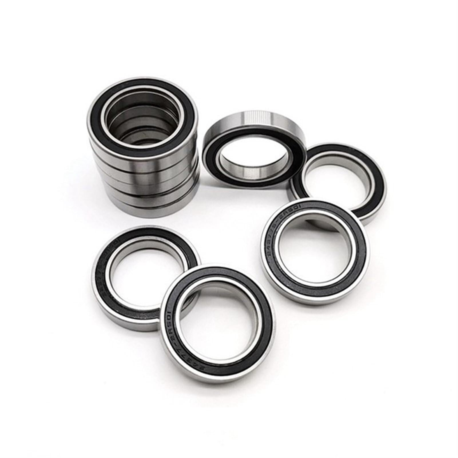 Aspectos, 4 Uds 18287-2RS rodamiento 18 * 28 * 7mm ABEC-7 18287 RS for buje de bicicleta rueda delantera trasera 18 28 7 rodamientos de bolas