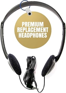 SuperEar Premium - Small Replacement Lightweight Headphones,Small, Portable and Comfortable Wired Headphones, Ideal for Pocket Talker Device and Sound Amplifiers