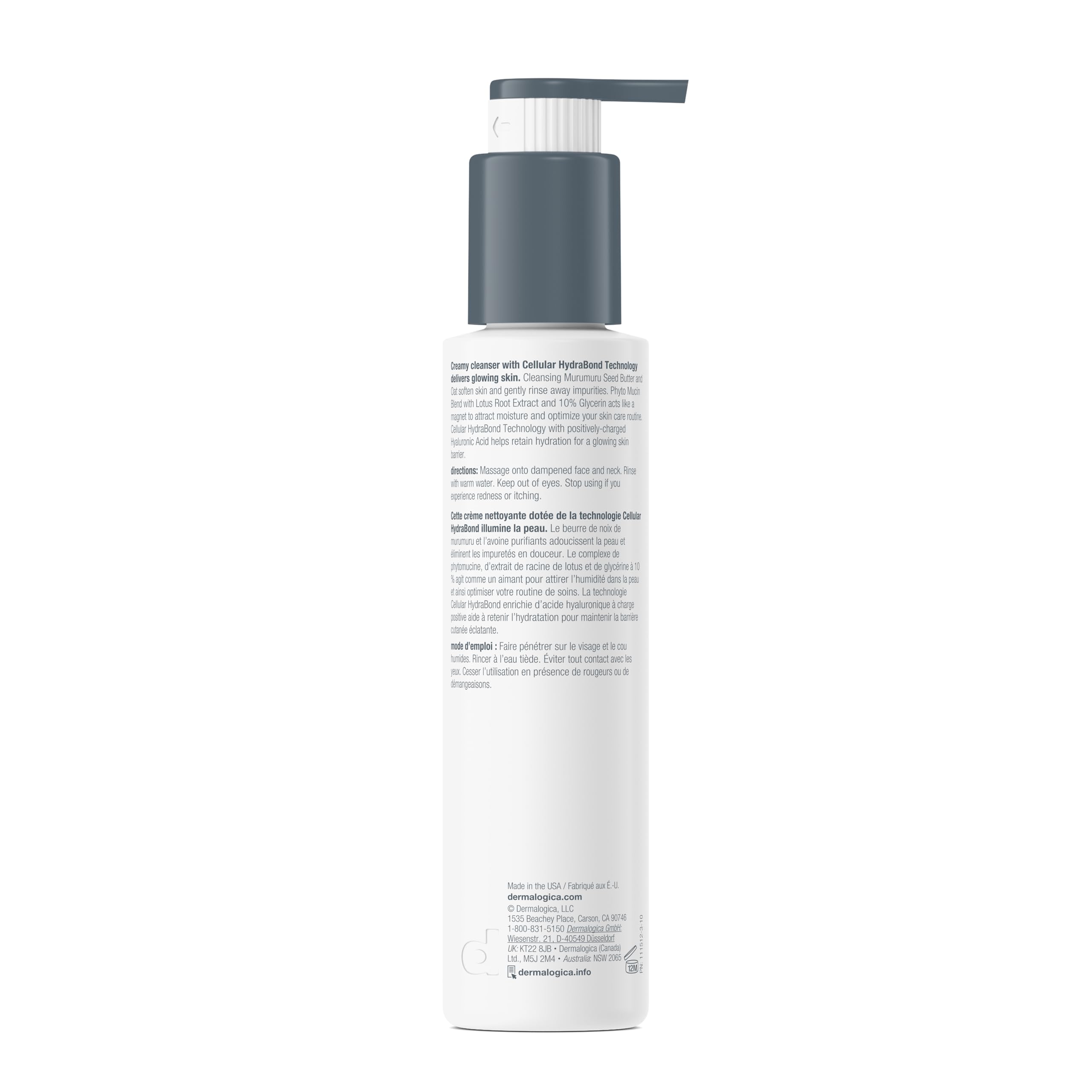 Dermalogica Magnetic[+] Afterglow Cleanser - Limpiador Cremoso con Ácido Hialurónico de Carga Positiva para Retener la Hidratación y una Barrera Cutánea Luminosa, 150ml