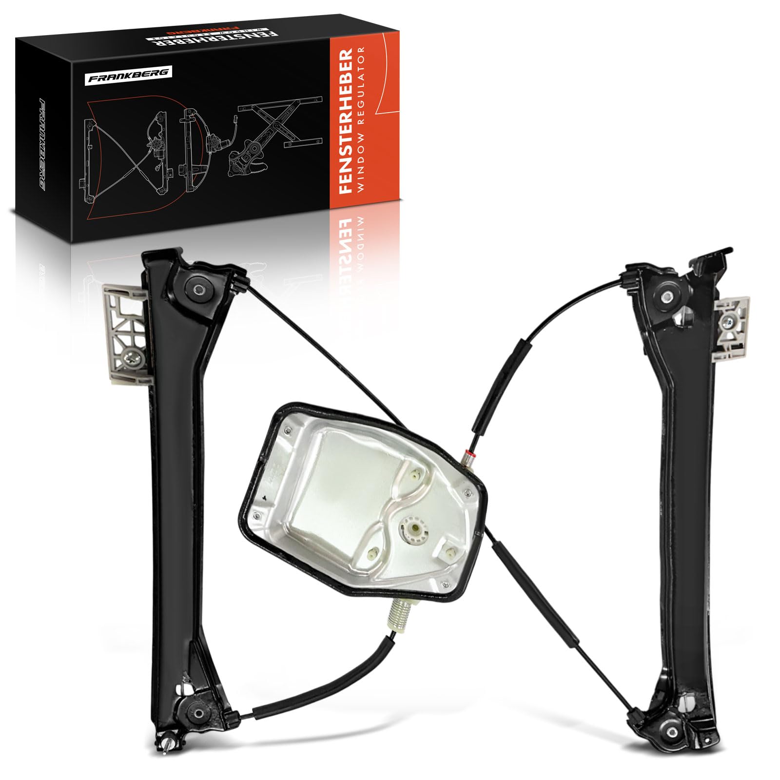 Frankberg # 1Q0837462G Przedni prawy regulator okna kompatybilny z E.O.S 1F7 1F8 1.4 T.S.I 1.6 FSI 2.0 TDI 16V 2.0 TFSI 2006-2015 wymiana kabrioletów