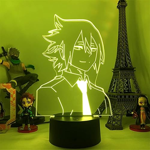 Miniatura 3 de Luces nocturnas 3D para niños y niñas, anime, Tamaki Amajiki, luz LED acrílica para dormitorio, regalo de cumpleaños, regalo de Navidad, decoración
