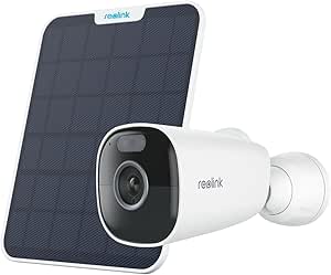 Reolink 5MP Wireless Outdoor Solar Camera, Outdoor WiFi Video Surveillance with Battery and Spotlights, Smart Detection, 2-Way Audio, Siren, MicroSD and Cloud, Alexa, Eco Pro + Solar Panel asin的图片