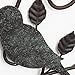 Adeco HD0024 Decorative Iron Wall Hanging Tea Light Candle Holder, Birds & Branches, Black