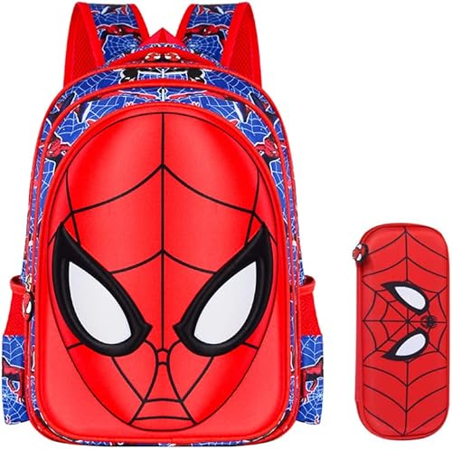 UHOPEMI Waterproof 3D Comic School Backpack for Elementary Students - Lightweight Kids Bookbag Perfect for Boys and Girls