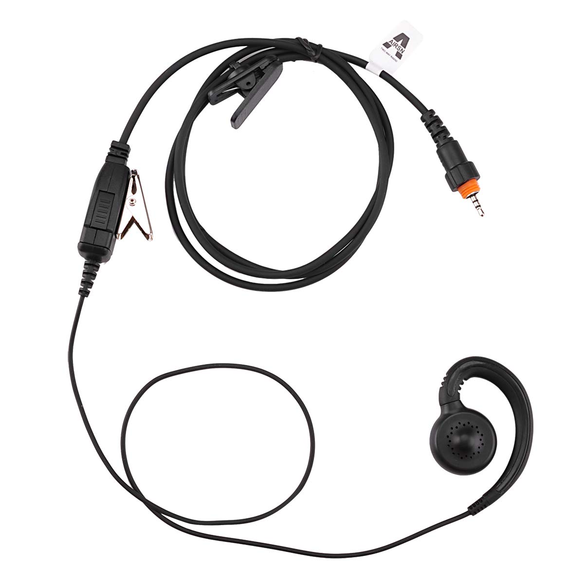 Sponsored Ad - CLP1010 Earpiece Compatible with M0torola CLP1040 Walkie Talkie 2 Way Radio with C Ring Single Wire Earpiece and Mic PTT(1 Pack)