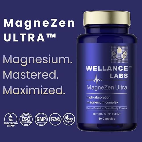 Miniatura 2 de Complejo MagneZen Ultra Magnesio con B6, fórmula de 4 fuentes para aliviar el estrés y apoyar el sueño