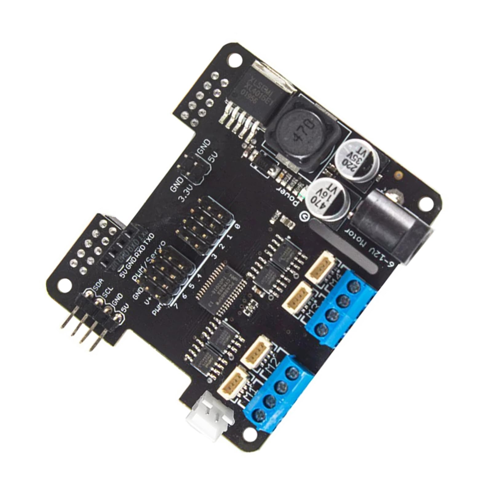 Scheda espansione Driver Passo-Passo con modulo robotica I2C