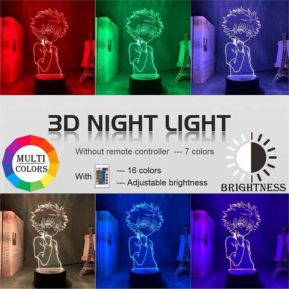 Amazon.co.jp : XXCZB アニメランプ3D LEDナイトライトハンターX