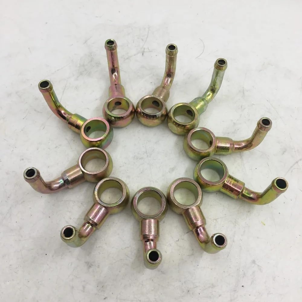 New set of 10 10 pcs FUEL UNION INLET ELBOW For WEBER DCOE 90 DEGREES BANJO FITTING L BANJO FOR CARB DCOE CARBURETOR