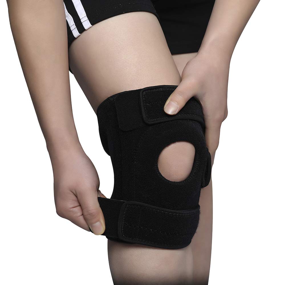Amsahr Soporte De Rodillera De Neopreno No Voluminoso Alivia El Dolor Rom - universala grandeco