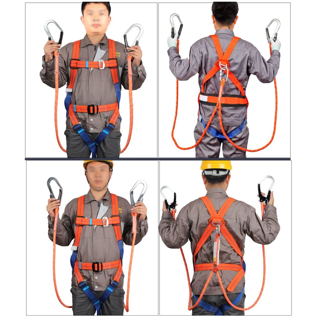 SwaYve Cintura Di Sicurezza per Lavoro Aereo, Imbracatura Anticaduta, Imbracatura Di Sicurezza per Tutto il Corpo Anticaduta, Imbracatura da