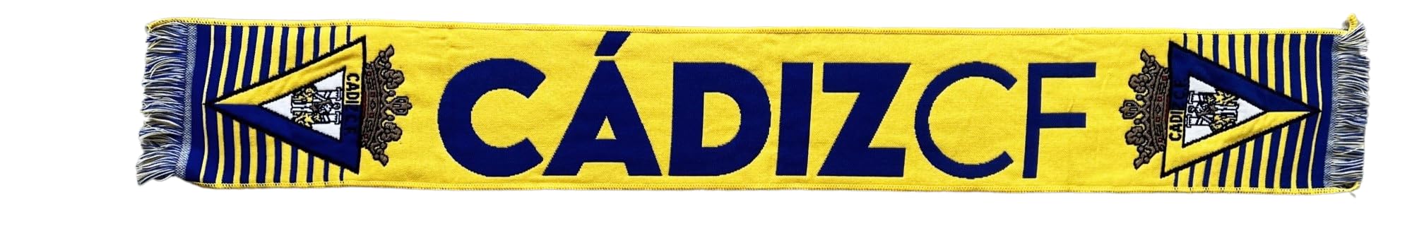 Cádiz CF | Szalik w paski Tarcza