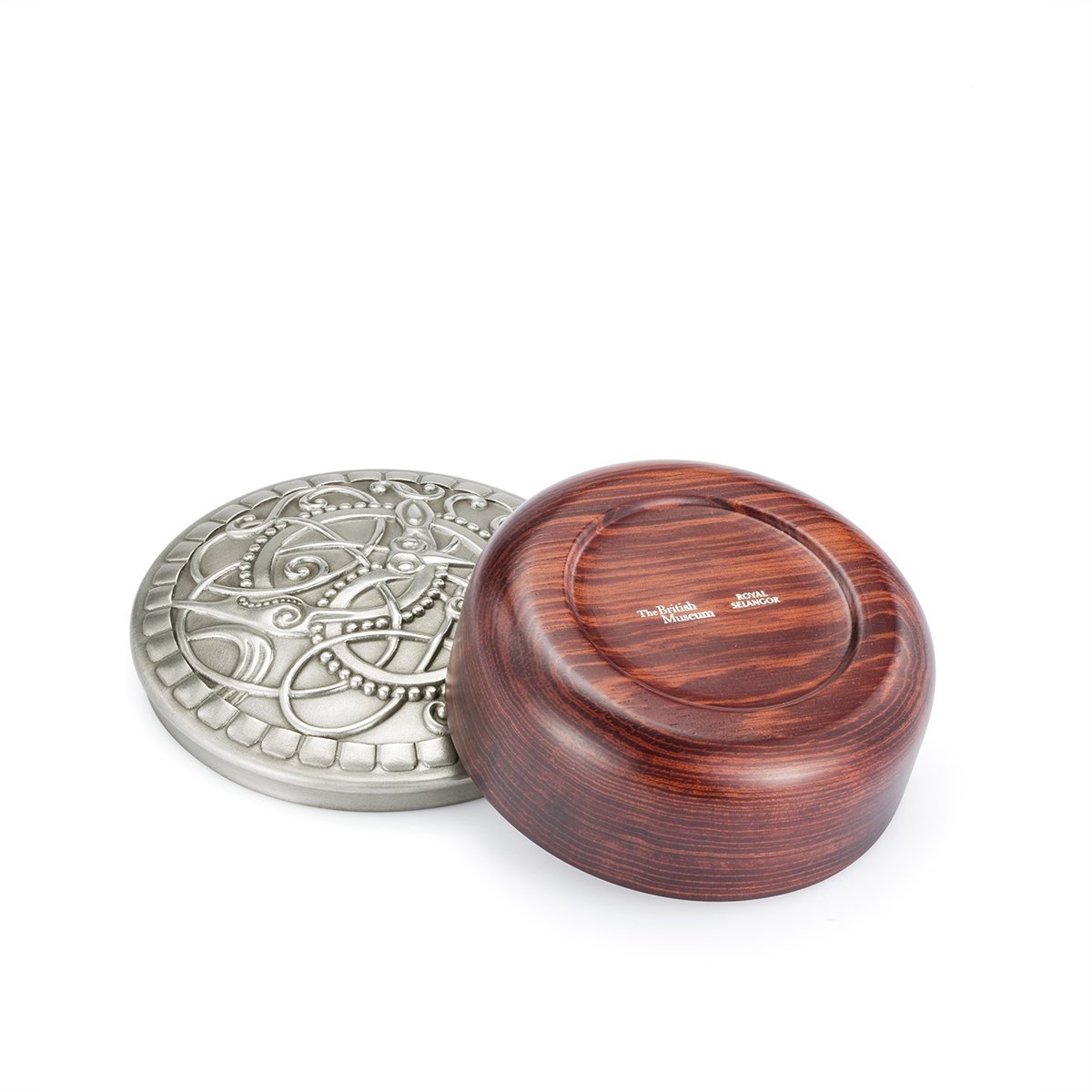 訳アリ パワーベルト レバーアクション 本革 ワンタッチ可変式 茶×光沢シルバー Amazon.com: Royal Selangor Hand Finished The British Museum