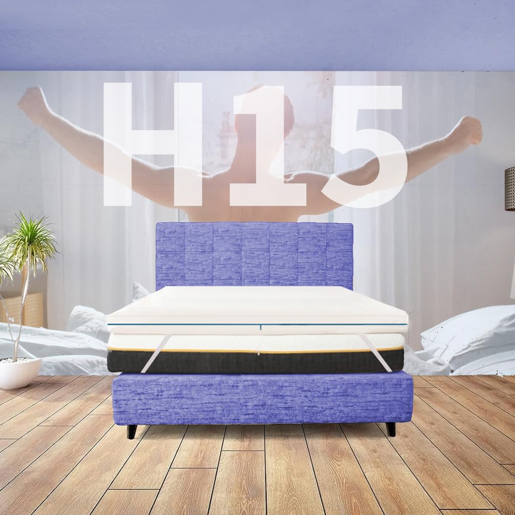 Comfy Line Topper Rigido 160x200 Matrimoniale Ortopedico H15 Zone