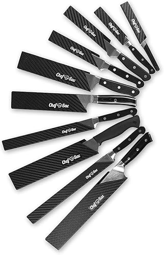 Chef Sac Protectores de borde de cuchillo Funda universal para cuchillo y protector profesional de cuchillos Protectores de cuchillos de plástico