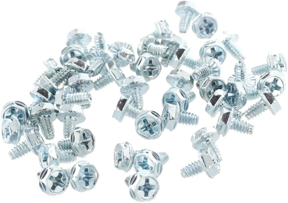 50 PCS Quadrex Head Short Computer Case Motherboard Screws