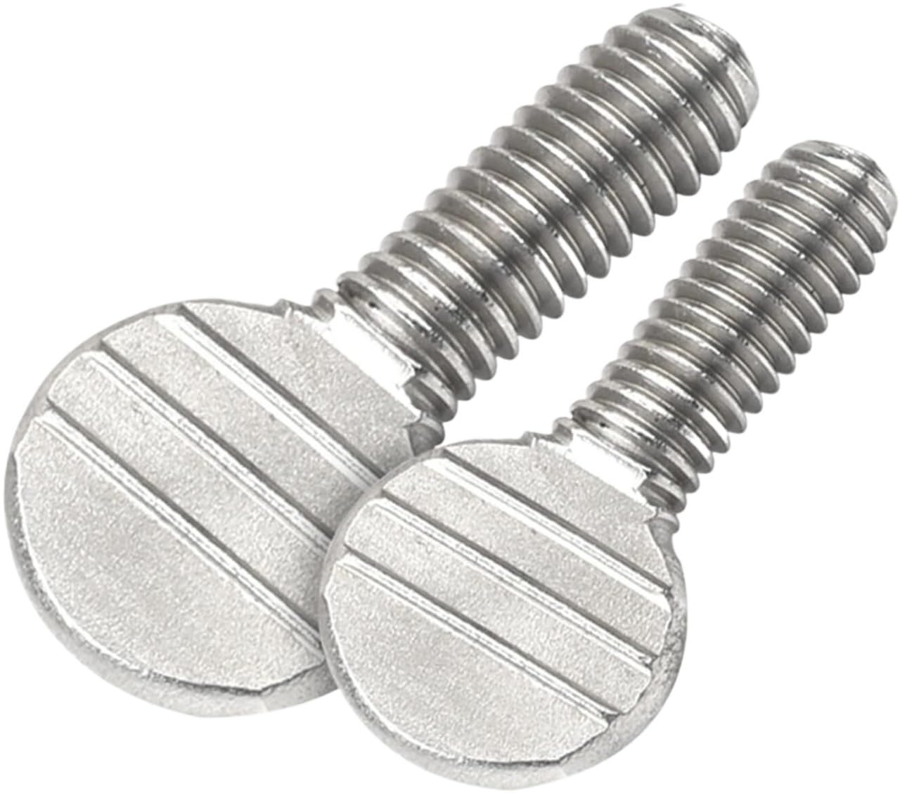 Vis à métaux en acier inoxydable 304 avec bouton de serrage à tête plate durable