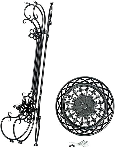 Miniatura 6 de Paquete de 2 soportes de metal para plantas en maceta, soportes altos para macetas para interiores y exteriores, estante decorativo para plantas