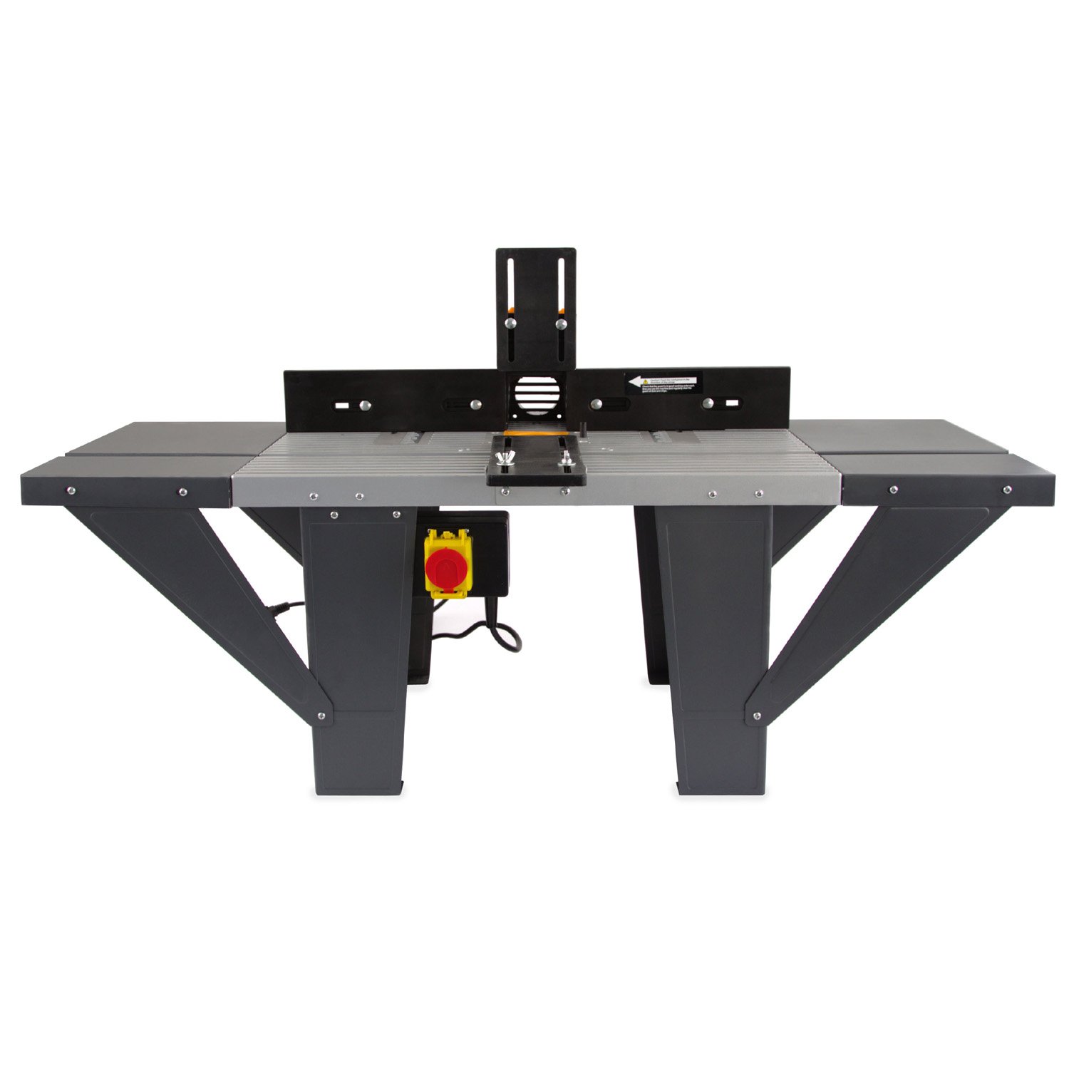 EBERTH Stół do frezarki górnowrzecionowej (stół roboczy 1030 x 360 mm, średnica kosza 155 mm, wysokość robocza 280 mm, obustronne przedłużenie stołu, ogranicznik kątowy, wyłącznik ochronny)