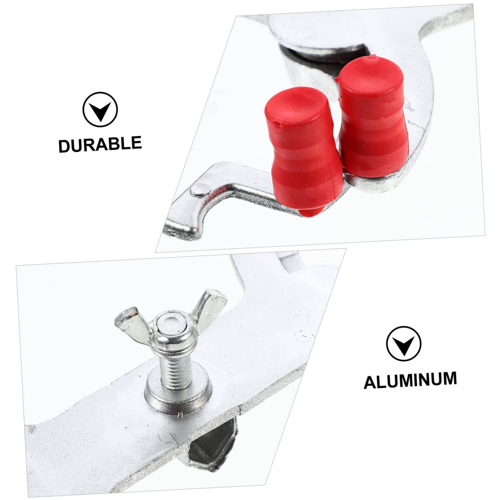 Cabilock 5 Piezas Abrazadera de Aluminio para Bureta Doble Clip de Titulación Seguro y Práctico para Laboratorio Accesorio de Fijación para Mesa de Titulación Experimentos Científicos