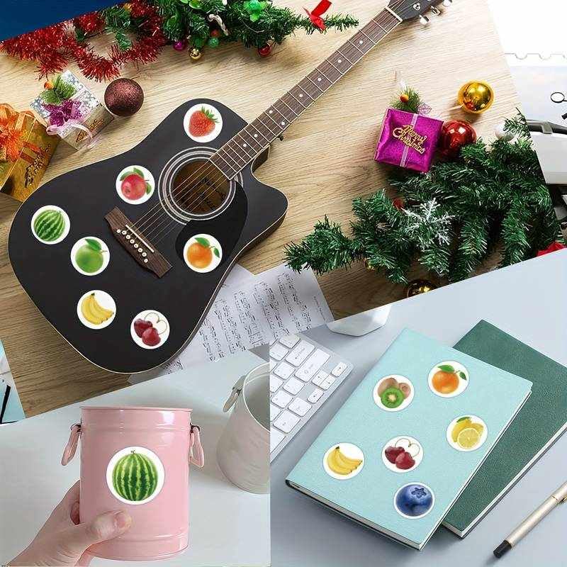 Rollo Pegatinas de Frutas para niños, Fruit stickers, 1 Unidad - imagen 3