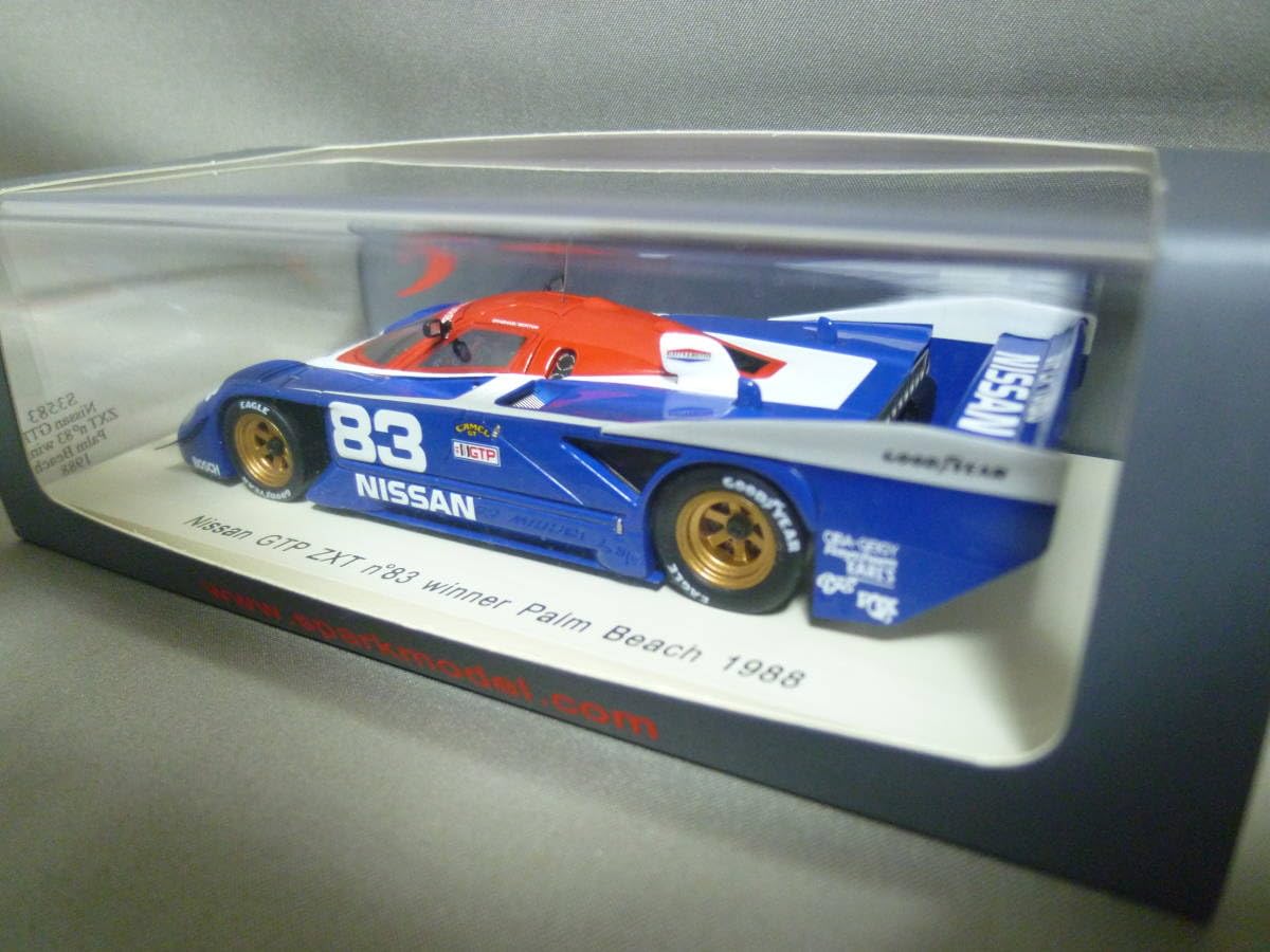 Amazon | スパーク 1/43 日産 GTP ZXT #83 パームビーチ 1988 優勝車