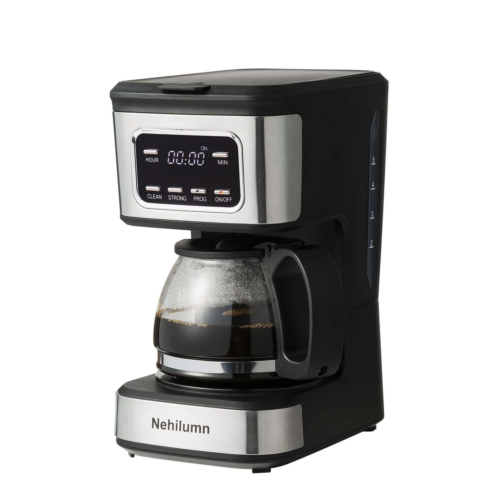 Nehilumn 5-Cup Programmable Coffee Maker