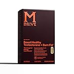 Mdrive Boost and Burn Testosterone Booster and Fat Burner for Men, Energy, Strength, Stress Relief, KSM-66 Ashwagandha, Advantra Z, Chromax, 60 Capsules