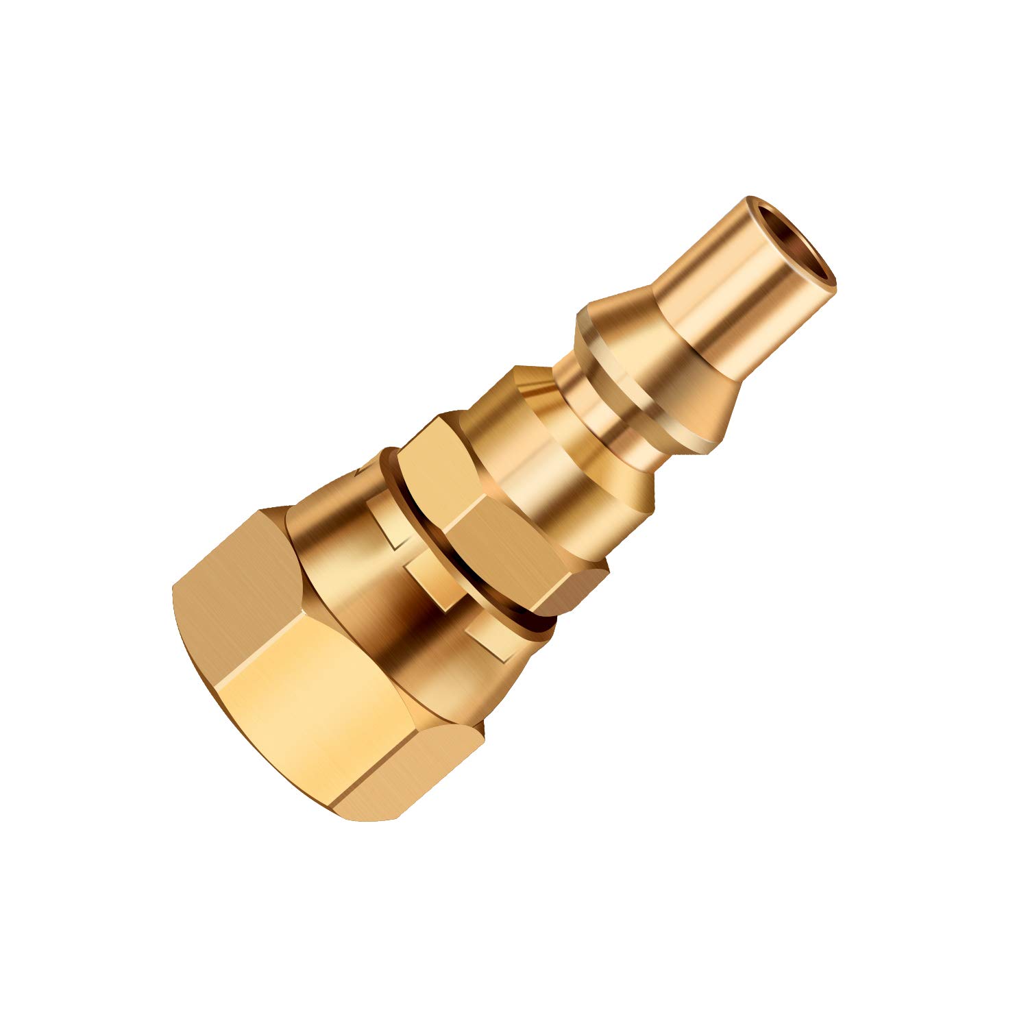 Automotive 1/4" RV Propane Quick Connect Fittings LP Low Pressure Quick