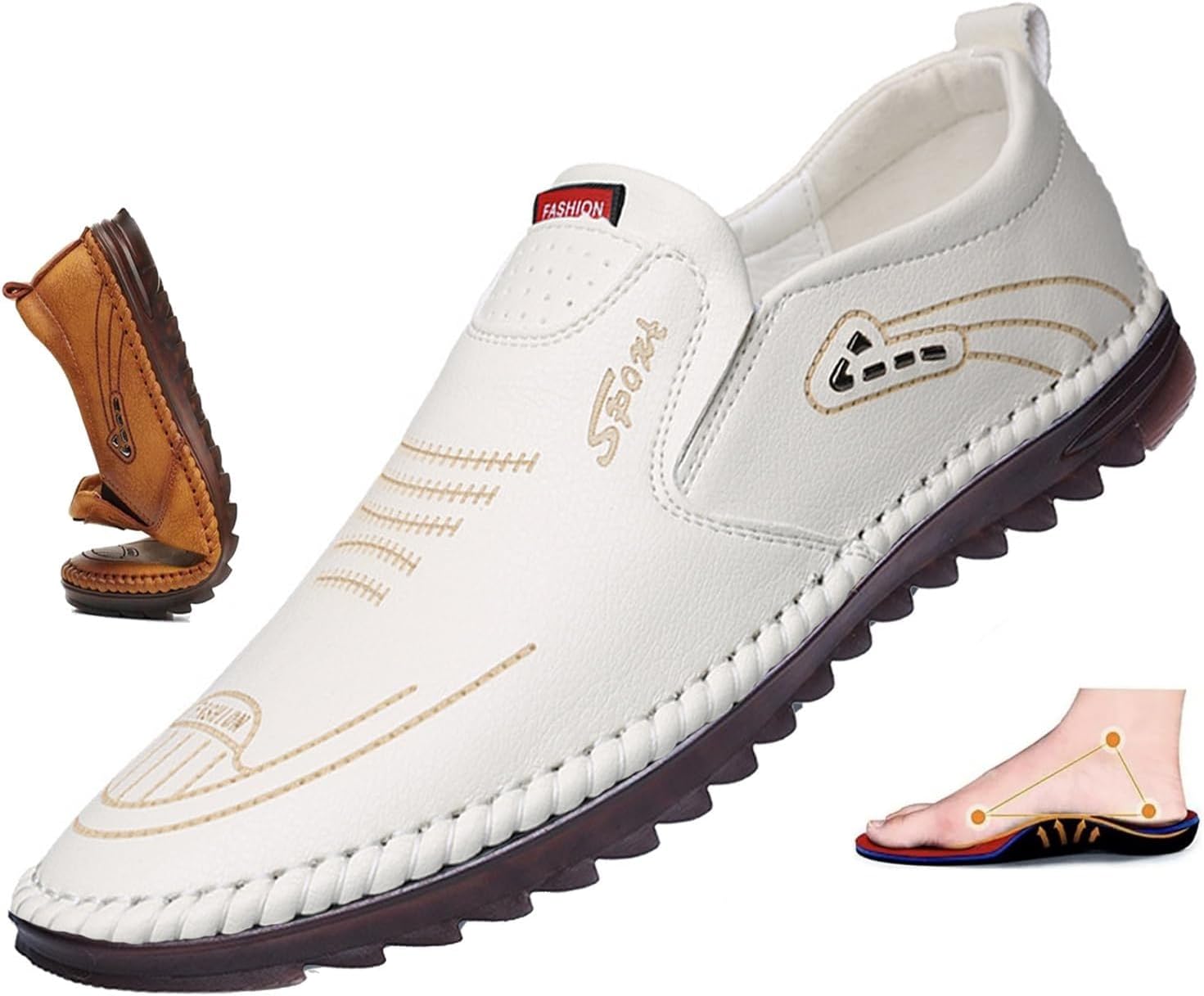 Heren Echte Leren Schoenen Outdoor Antislip Sneakers Ademend Grote Maat Casual Schoenen Mode Flats Bootschoenen Heren Loafers kopen vanaf een prijs van 65 Heren Echte Leren Schoenen Outdoor Antislip Sneakers Ademend Grote Maat Casual Schoenen Mode Flats Bootschoenen Heren Loafers kopen vanaf een prijs van 65