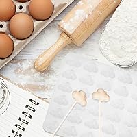 Vista 9 de UPKOCH Moldes de silicona en forma de nube, moldes de postre, fondant de gelatina, velas, dulces, chocolate, herramienta para hornear cubitos