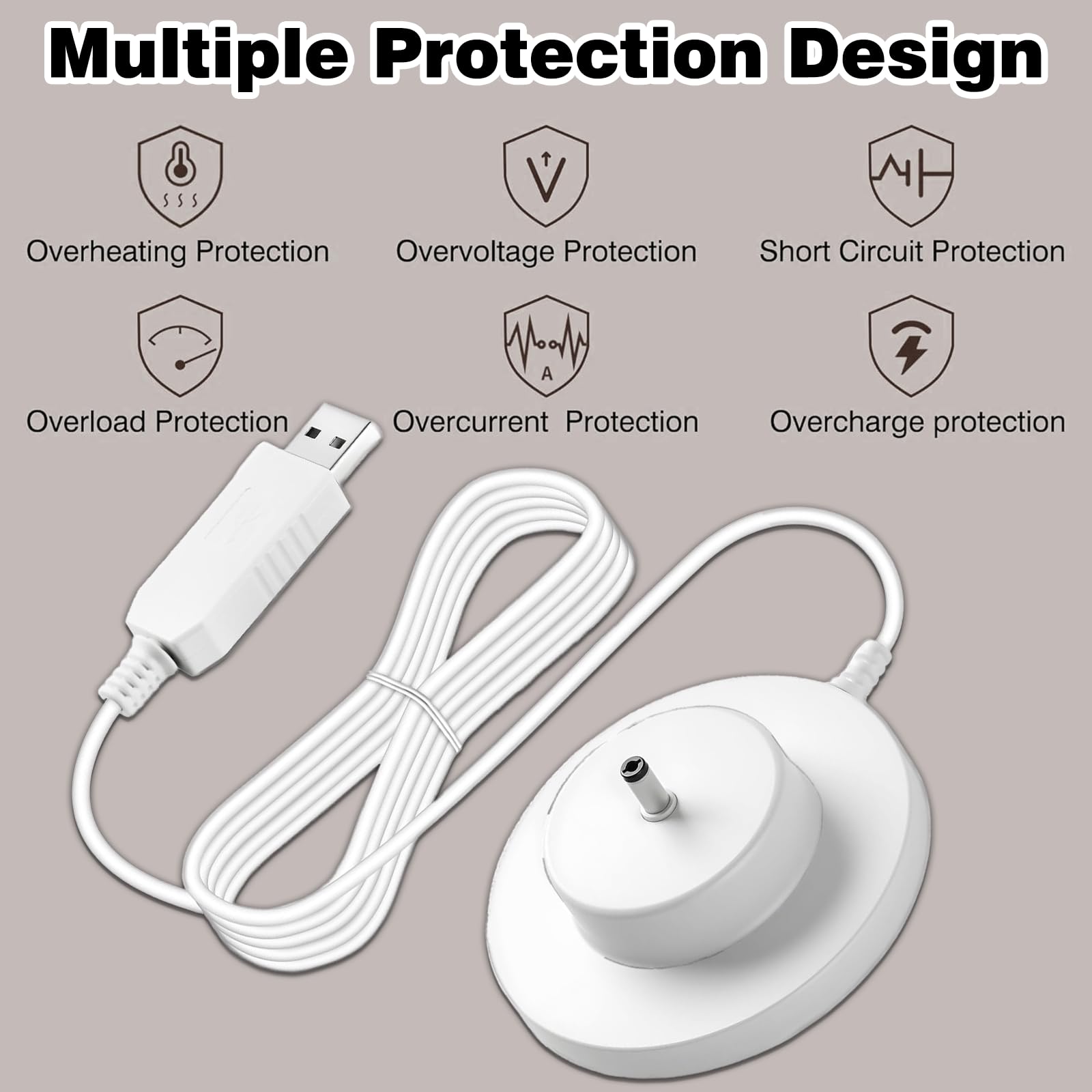 Charger for Tonies Compatible with TonieBox Audio Player Charging Base Station, for Tonie Box Original Power Cord Replacement - Image 6