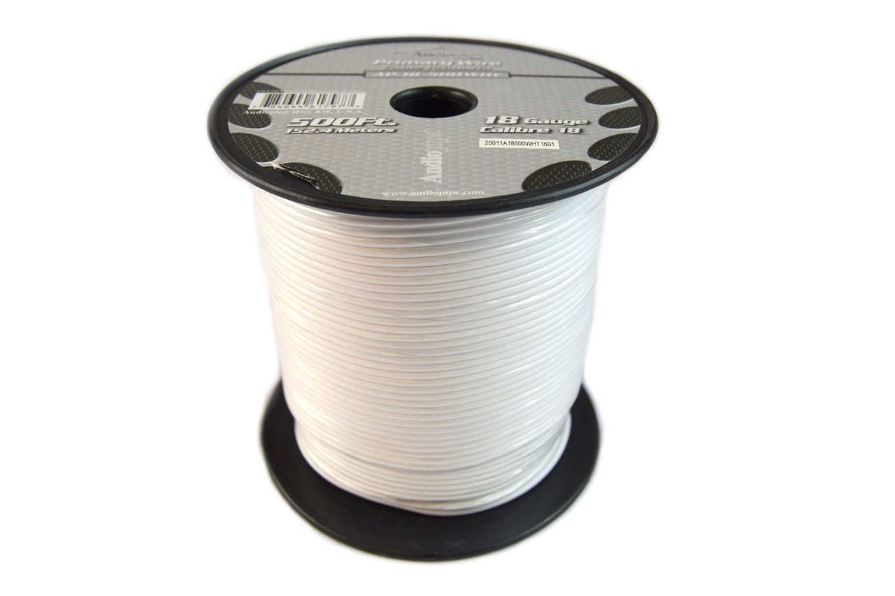 16 Gauge Wire Black 16 Gauge Car Audio Primary Wire - 5 Rolls (100ft Each, 500ft Total) For Power, Ground, Remote 16 Gauge Speaker Wire - Foto 5