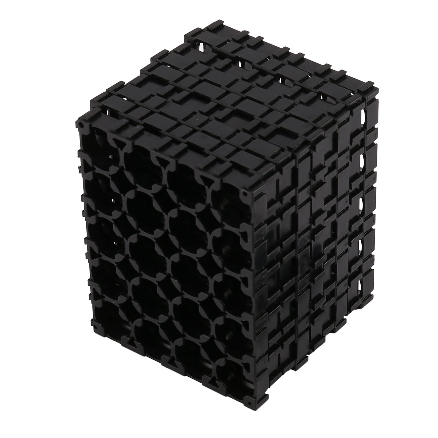 100PC 18650 Batería 4X5 Espaciador Celda Radiante Shell Soporte de Plástico 18.4mm
