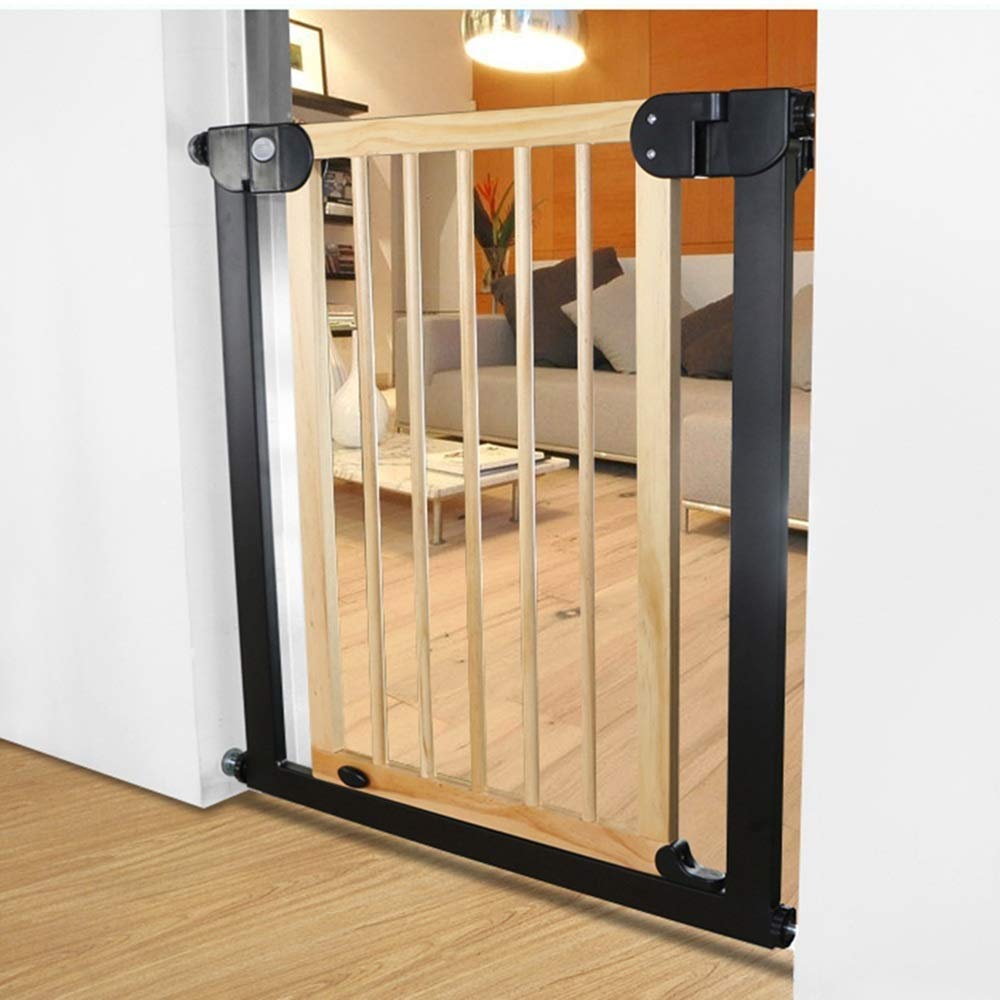 ZX- Baby Safe Solid Wood Child Safety Door Bar Staircase Fence
