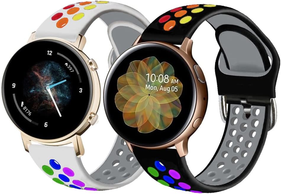 Rainbow Color Watch Band Strap Silicone Wristband For /2
