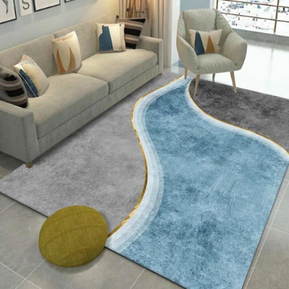 Tapis extérieur de salon haut de gamme 180x260cm motif en arc