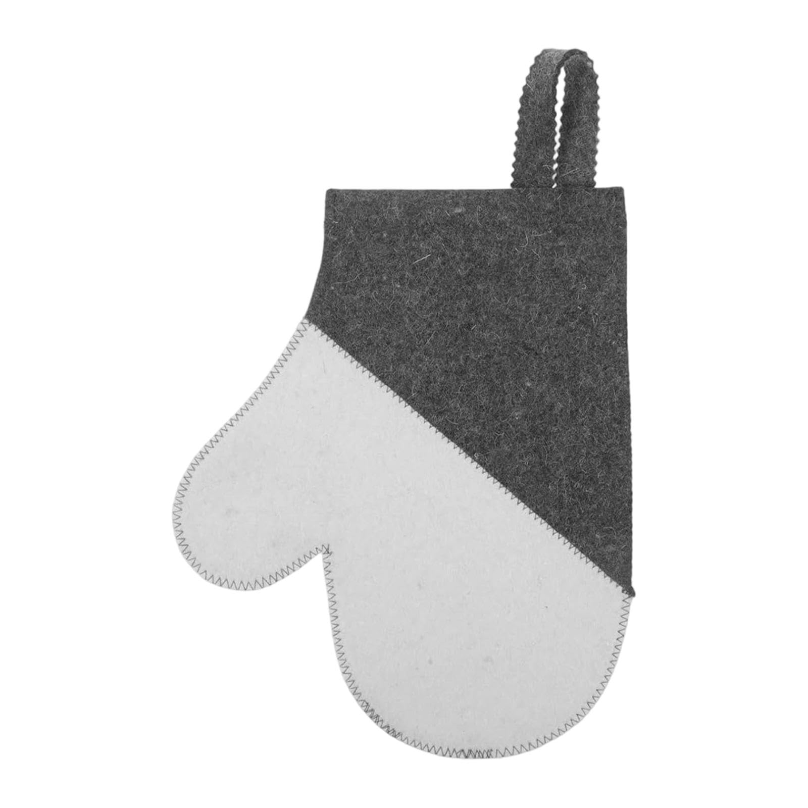 BNF® Sauna Accessory Reusableorarium Accessory for Winter Bathing Shower Bath White Gray Glove-in-Garden:-Categories-Pools, Hot Tubs & Supplies-Outdoor Saunas & Parts-Outdoor Sauna Parts