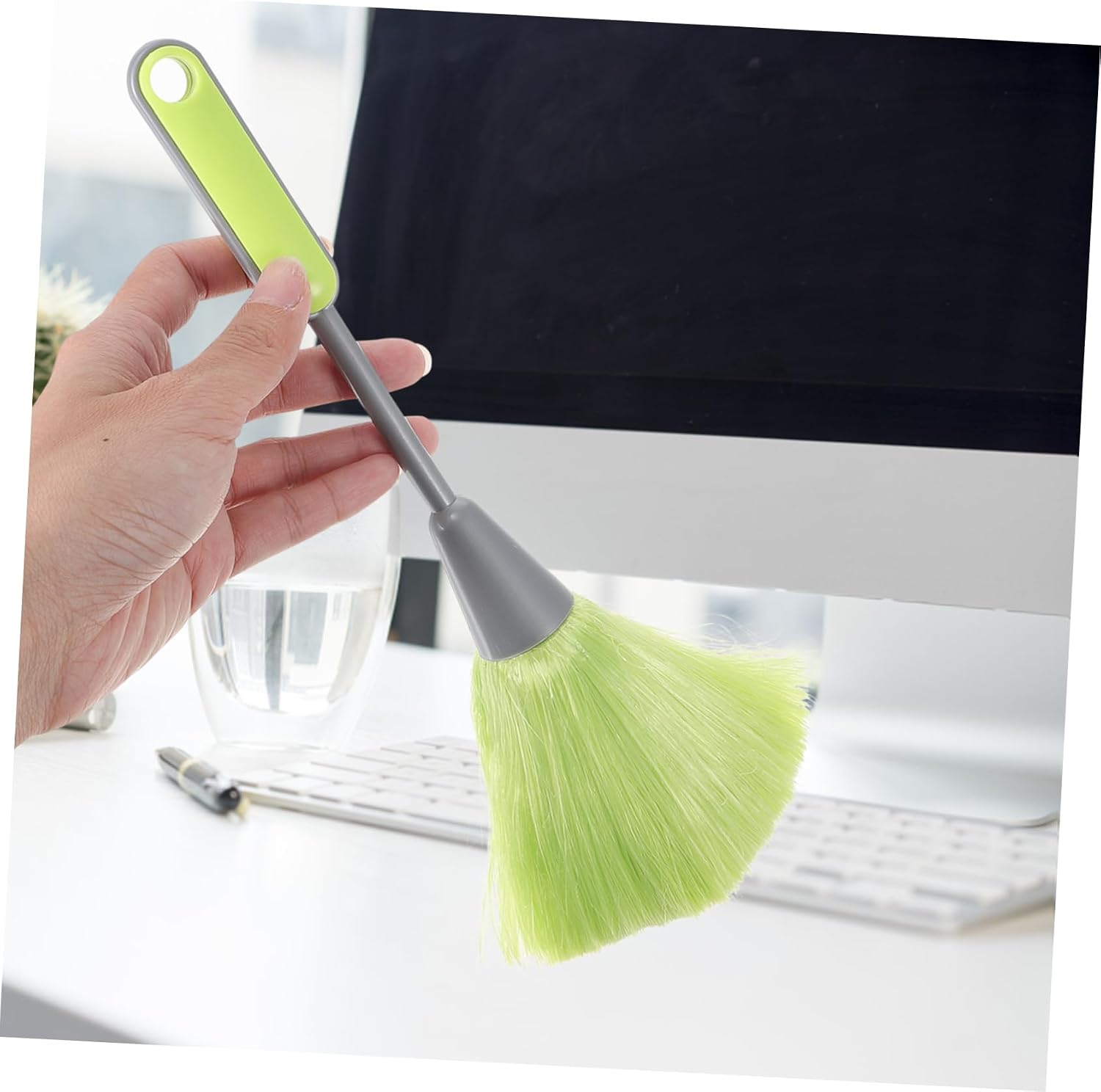 Didiseaon 2pcs Keyboard Cleaning Duster Lightweight Brush for Computer Home Office Use Dust Removal Tool for Keyboards Electronic Devices Spaces