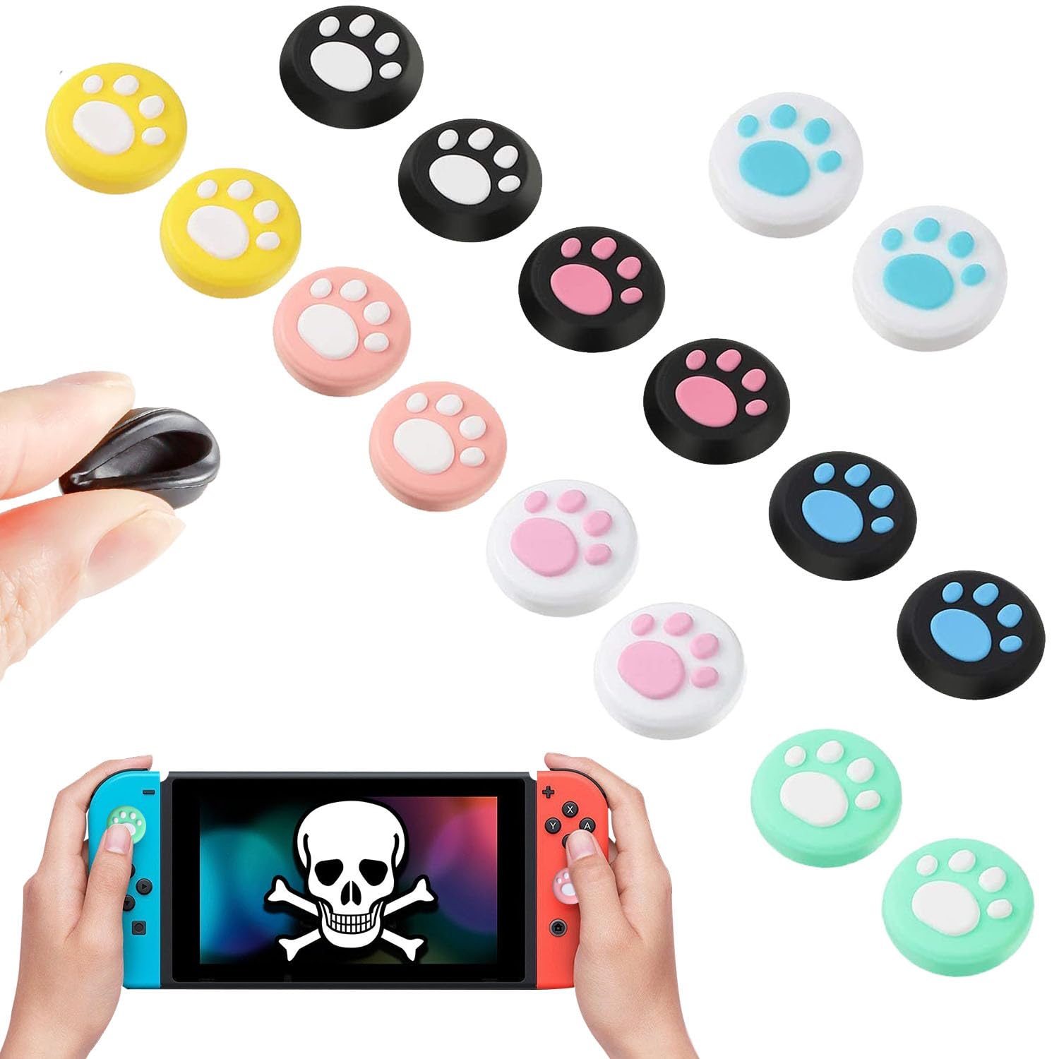 Amazon.co.jp: Joy-con 対応 スティックカバー ボタンカバー【Switch 