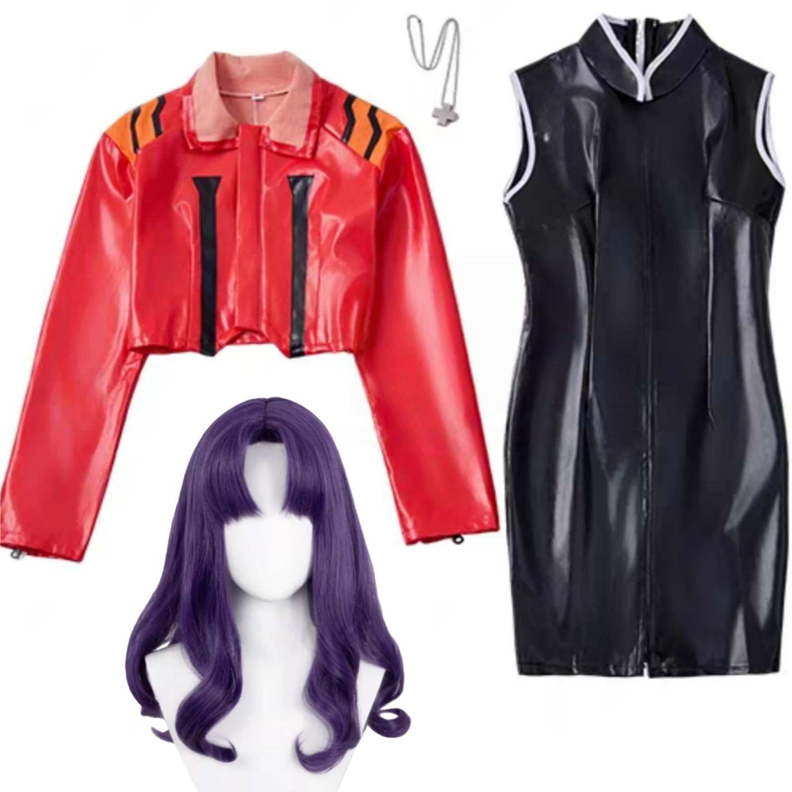 Amazon.co.jp: 葛城ミサト コスプレ 新世紀エヴァンゲリオンcosplayに