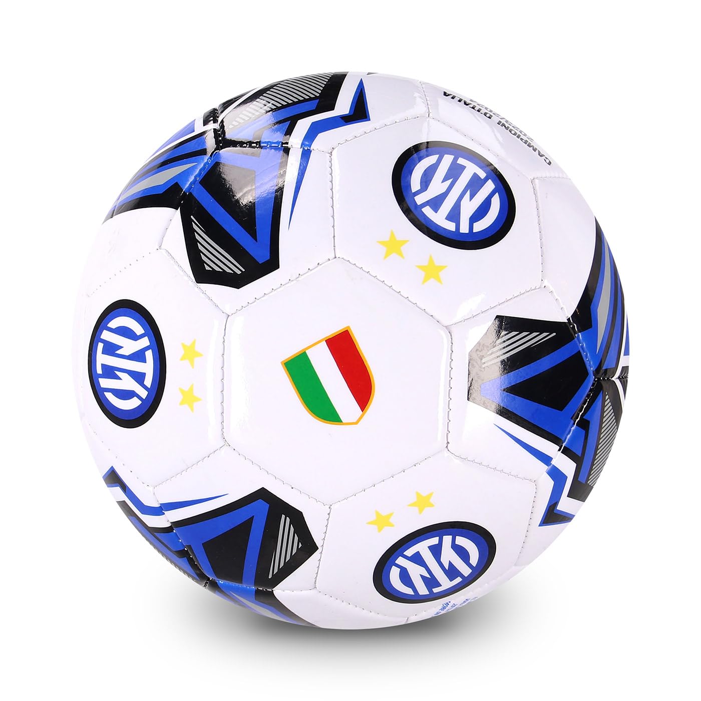 IM Balón Campeones de Italia 2023/24 Tamaño 2, Fútbol Inter Juventud Unisex, 2Stars