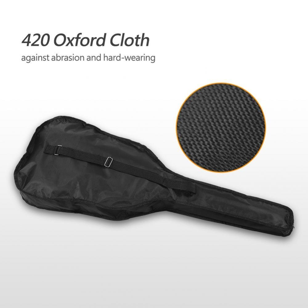 Custodia Per Chitarra Da 38 Pollici - Borsa In Tessuto Oxford Impermeabile - Con Tracolla Regolabile E Tasca Accessori - Foto 9