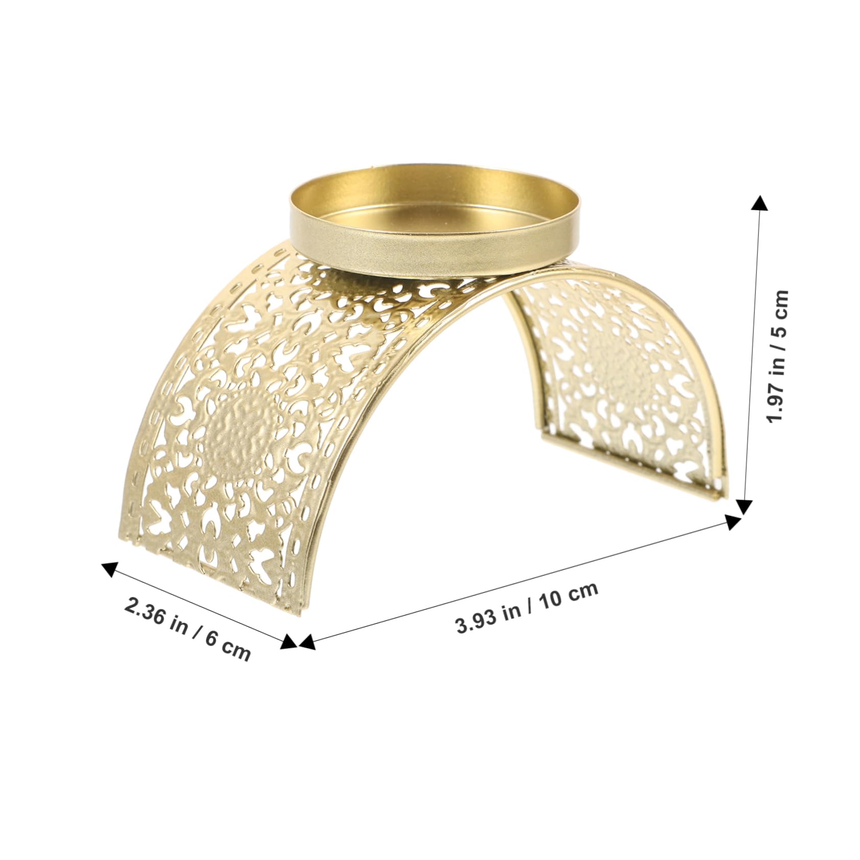 STOBAZA 2pcs Iron Candle Holders Tea Candle Holder Tea Light Holder Tapered Candlesticks Tea Light Candle Holders Candle Stand Iron Plate Candle Holder Wrought Iron Candle Holder