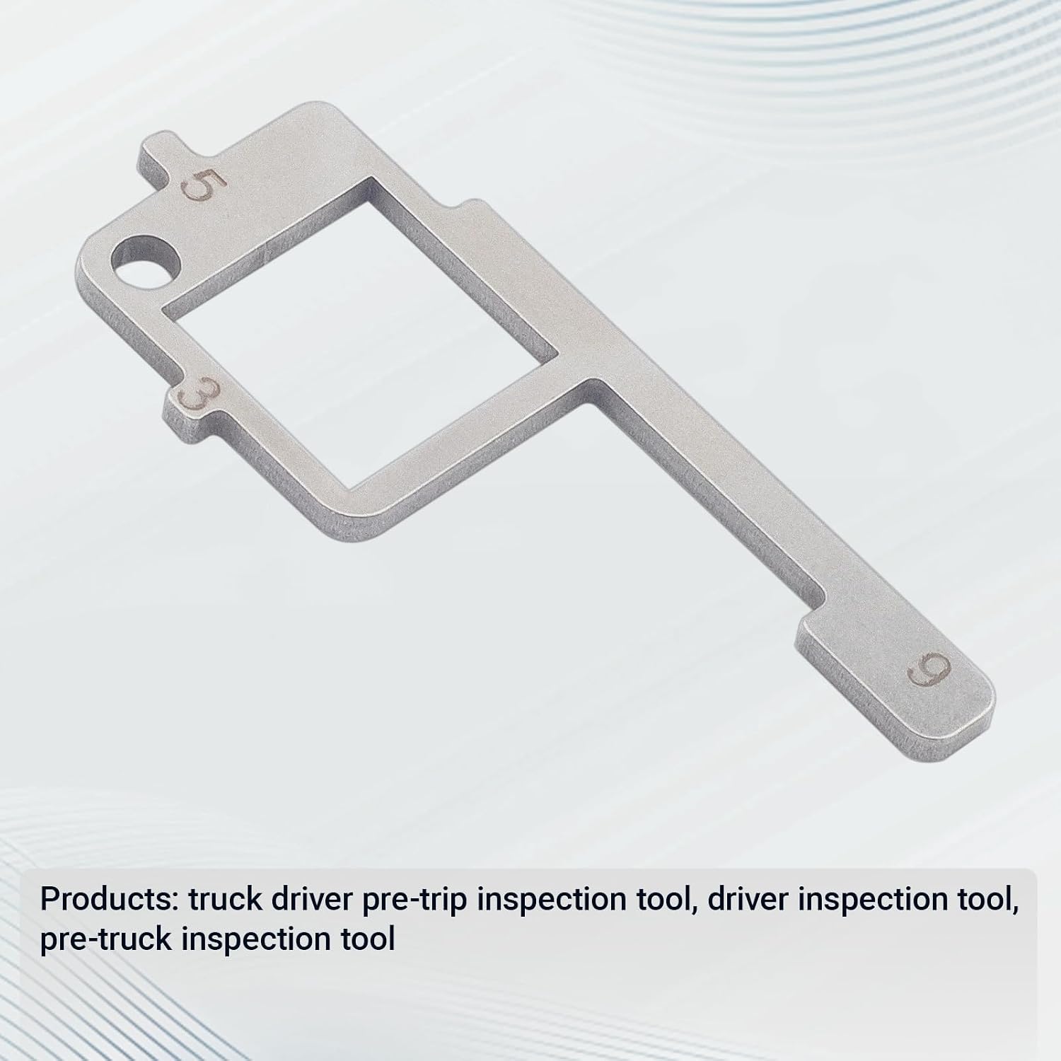Ziyuan Truck Pre-Trip Inspection Tool 4-in-1 Tire Tread Depth & Brake - 2 Pack | Truck Inspection Tool for Checking Tire Tread Depth, Brake Lining Thickness, Brake Stroke, and Windshield Damage