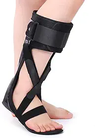 Estabilizador De Pé Caído Para Homens E Mulheres - Afo Brace Braces Caminhada Com Sapato, Órtese Tornozelo Acidente Vascular Cerebral (Esquerdo, Médio)